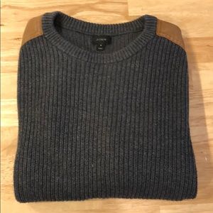JCrew Shoulder Patch sweater